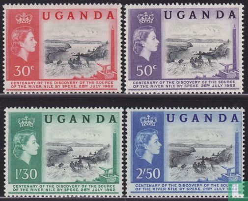 Centenary of the Discovery of the Source of the river Nile