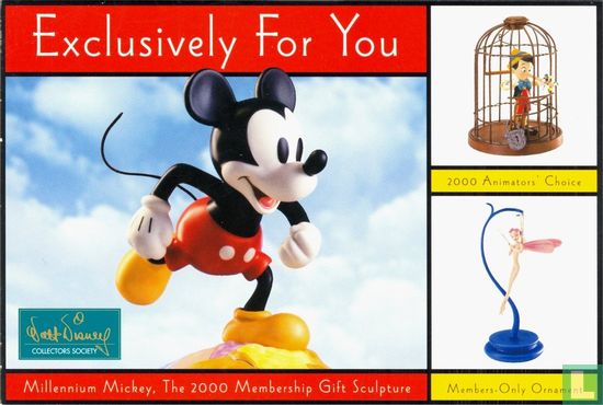 Exclusively For You  Millennium Mickey, The 2000 Membership Gift Sculpture - Image 1