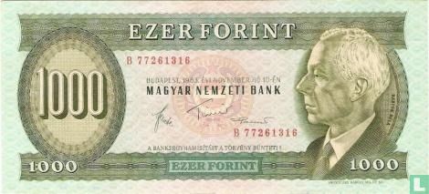Hungary 1,000 Forint 1983 - Image 1