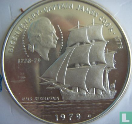 Samoa 10 tala 1979 (PROOF) "200th anniversary Death of Captain James Cook" - Image 1