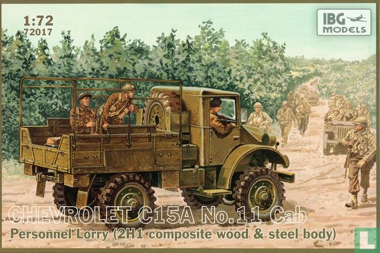 Chevrolet C15A No.11 Personnel Lorry Cab (Composite Wood & 2H1 Steel Body)