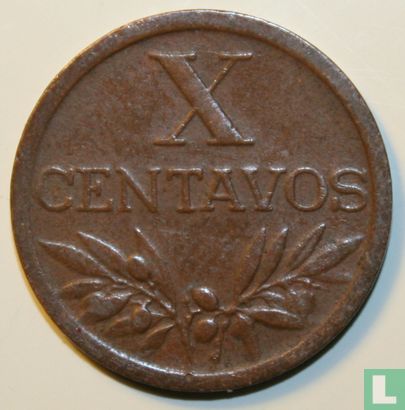Portugal 10 centavos 1953 - Image 2