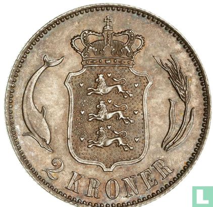 Dänemark 2 Kroner 1876 - Bild 2