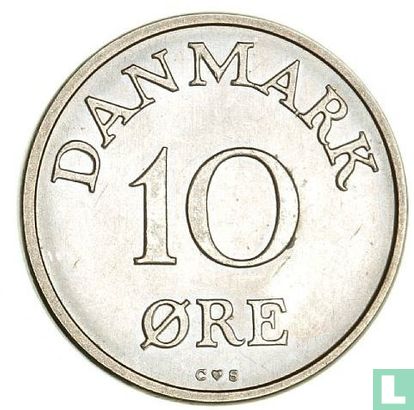 Denemarken 10 øre 1959 - Afbeelding 2