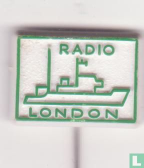 Radio London [vert sur blanc]