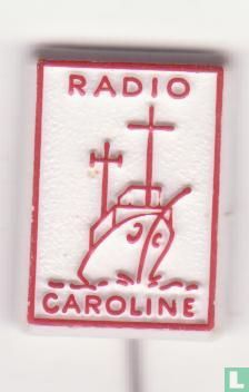 Radio Caroline [rouge sur blanc]