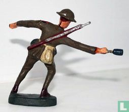 English infantryman with hand grenade - Image 2