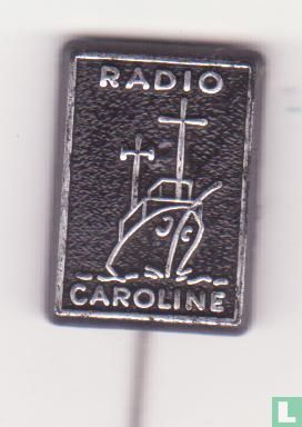 Radio Caroline [zilver op zwart]