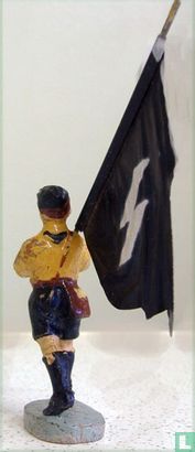 Hitler Jugend met  vaandel - Afbeelding 3