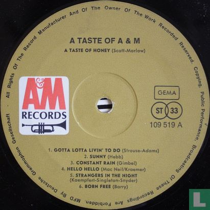 A Taste of A&M Records - Image 3
