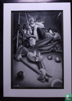 Looney Tunes spelen pool - Image 1