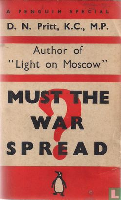 Must the war spread - Image 1