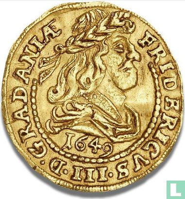 Denmark 1 dukat 1649 - Image 1