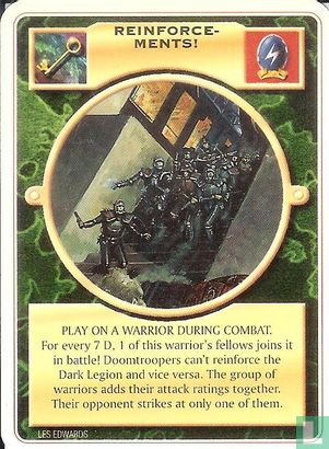 Reinforcements! 