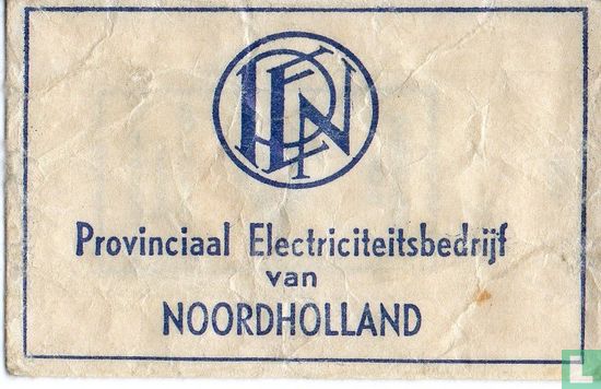 Provinciaal Electriciteitsbedrijf van Noord Holland - PEN - Afbeelding 1