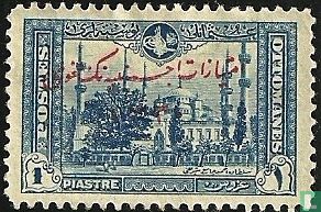 Blue Mosque, red print