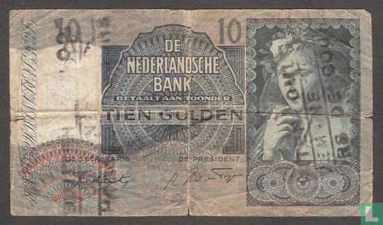 Niederlande 10 Gulden Auser Umlauf (BO3.a.2) - Bild 1