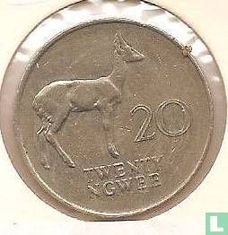 Zambie 20 ngwee 1988 - Image 2