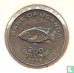 Uganda 200 shillings 2008 - Afbeelding 1