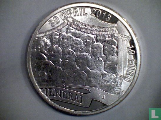 Nederland 10 euro 2013 "het koningstientje"  - Image 2