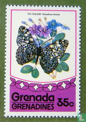 Vlinderkaart met postzegel - Afbeelding 2
