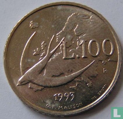 San Marino 100 lire 1993 - Afbeelding 1
