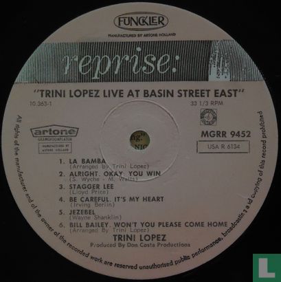 trini lopez live at basin street east - Afbeelding 3