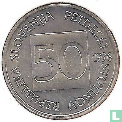 Slovenia 50 stotinov 1996 - Image 1