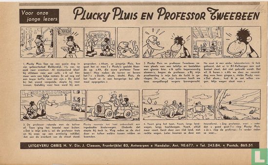 Plucky Pluis en Professor Tweebeen - Image 1
