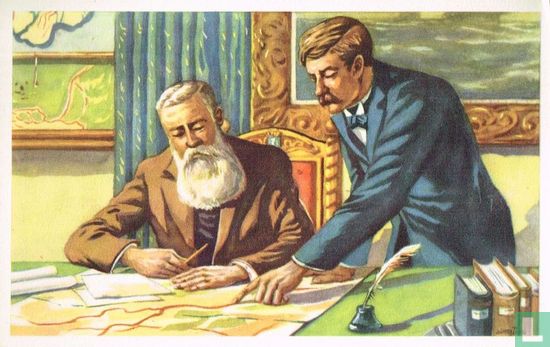 Onderhoud van Z.M. Koning Leopold II met Stanley - Afbeelding 1