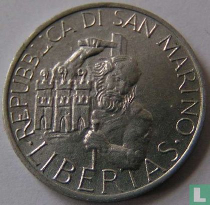 San Marino 1 lira 1994 - Afbeelding 2