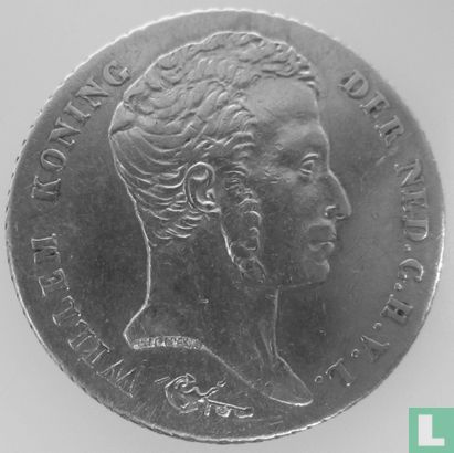 Niederländisch-Ostindien 1 Gulden 1839 - Bild 2