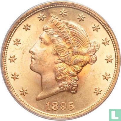 Verenigde Staten 20 dollars 1895 (zonder S) - Afbeelding 1