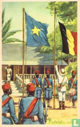 Sinds 1908 wappert de Belgische vlag naast de Congolese - Image 1