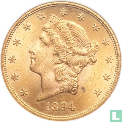 États-Unis 20 dollars 1894 (sans S) - Image 1