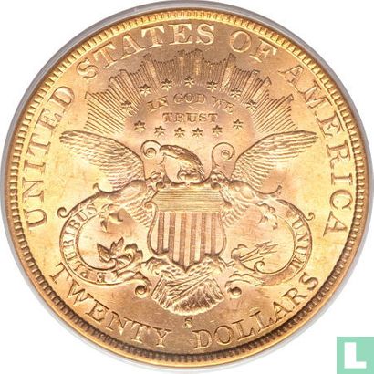 United States 20 dollars 1894 (S) - Image 2