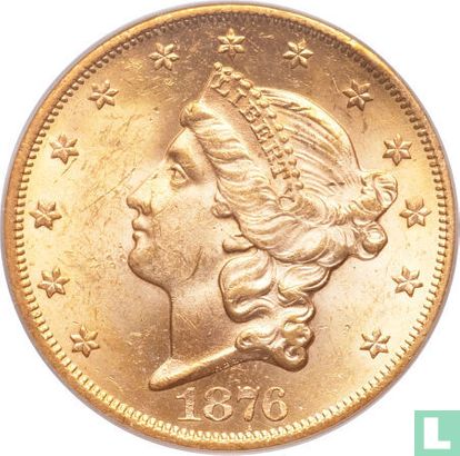 United States 20 dollars 1876 (S) - Image 1