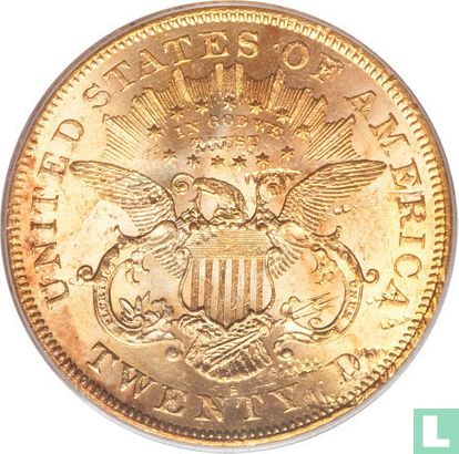 United States 20 dollars 1876 (S) - Image 2