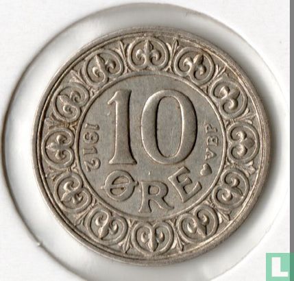 Danemark 10 øre 1912 - Image 1