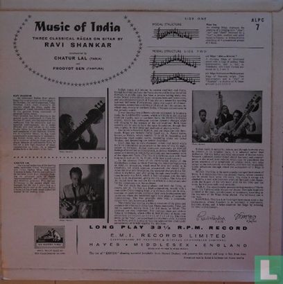 music of india (three classical ragas - Afbeelding 2