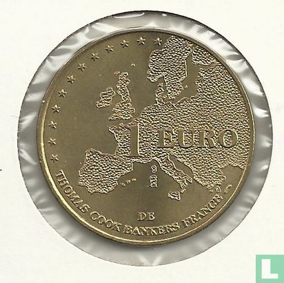 Frankrijk 1 euro 1998 Thomas Cook Bankers - Afbeelding 2