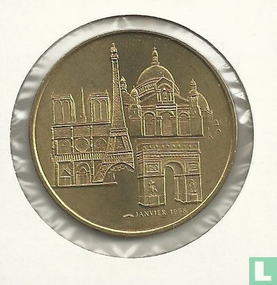 Frankrijk 1 euro 1998 Thomas Cook Bankers - Image 1