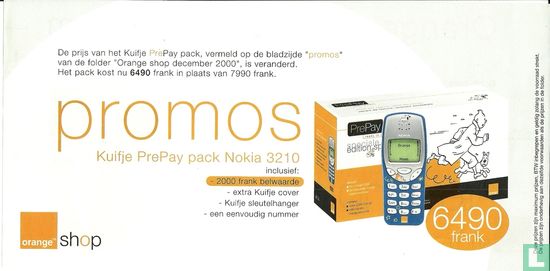 Kuifje: PrePay pack Nokia 3210