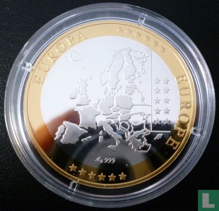 Italië 20 euro 2003 "Eerste Slag van de Eurolanden - Afbeelding 2