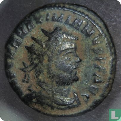 Romeinse Rijk, AE Antoninianus, 286-305 AD, Maximianus, Cyzicus, 295-296 AD - Image 1
