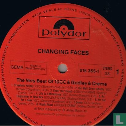 Changing Faces (The Best of 10cc and Godley & Creme)  - Afbeelding 3