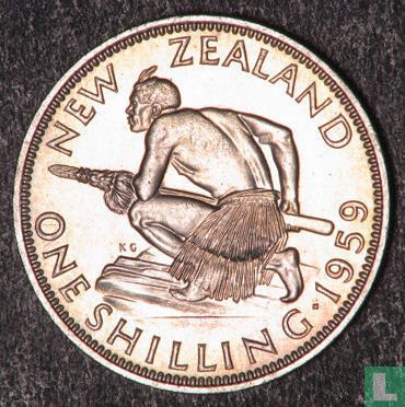 Nouvelle-Zélande 1 shilling 1959 - Image 1