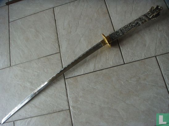 Samurai zwaard met draken handvat Replica  - Afbeelding 2