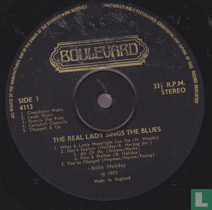 The real lady sings the blues  - Afbeelding 3