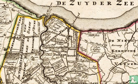 Caarte van de Eem Landen. 1740 - Image 3